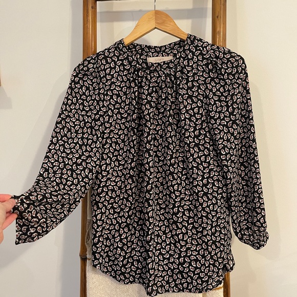 Long Sleeve Pattern Blouse size Small from Loft - Picture 1 of 3